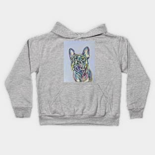 Colourful Frenchie Kids Hoodie